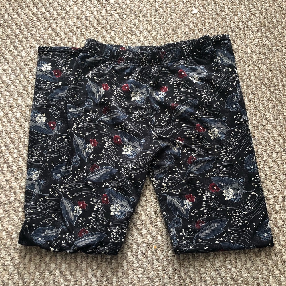 Printed Feather Fleece Leggings